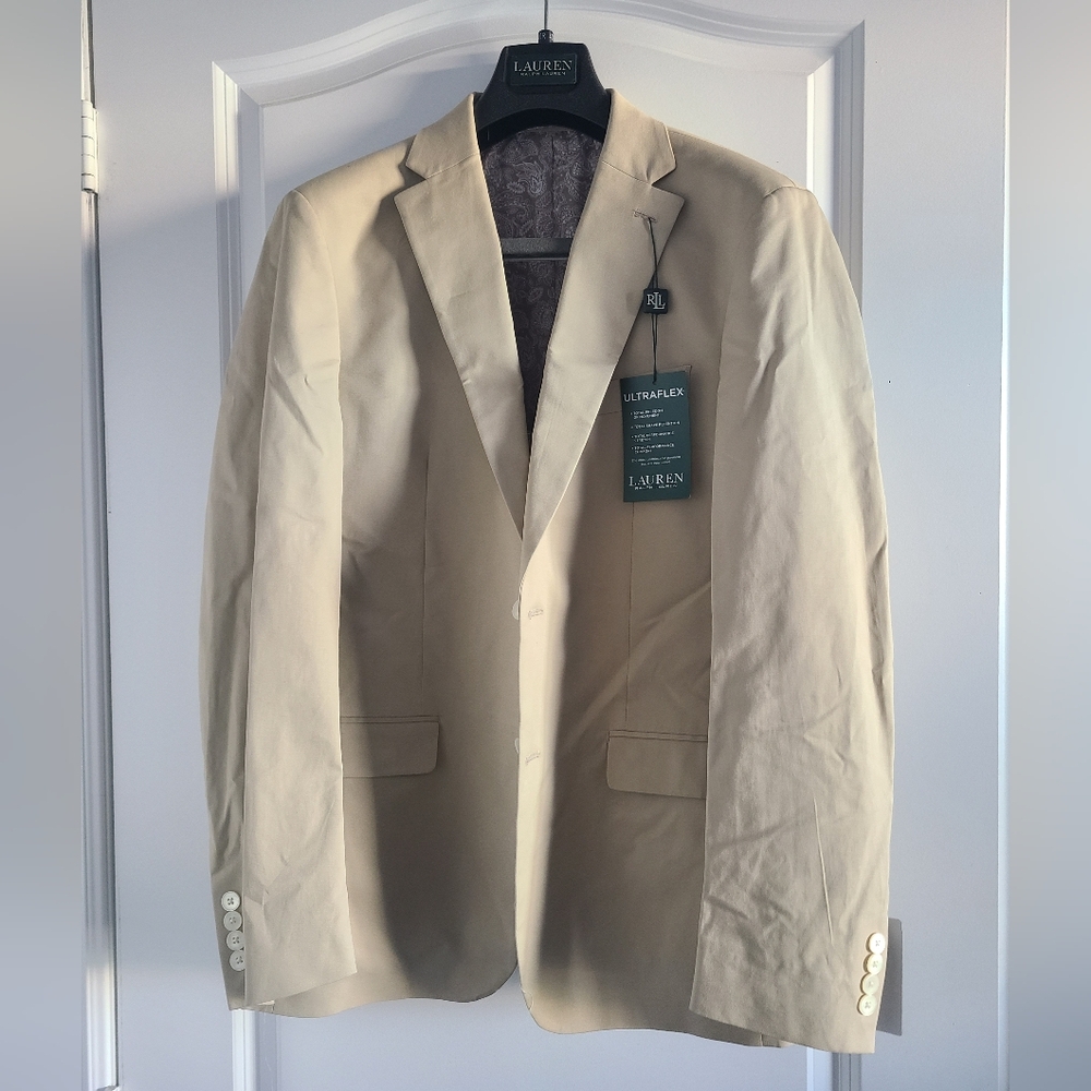 Ralph Lauren Beige Suit Jacket 40R